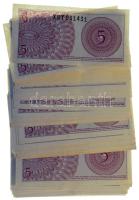 Indonézia 1964. 5s (~100x) sorszámkövető sorozatokkal T:UNC-VF
Indonesia 1964. 5 Sen (~100x) within...