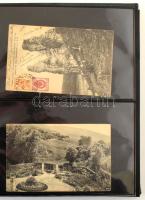 116 db RÉGI oroszországi, ukrajnai város képeslap modern albumban / 116 pre-1945 Russian and Ukrainian town postcards in a modern album