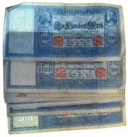Német Birodalom 1910. 100M (16db) T:F-G German Empire 1910. 100 Mark (16pcs) C:F-G