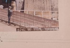 ca 1890 Kusakabe Kinbei, (1841-1932) Japán, Yokohama / divatárú kereskedő Cholnoky Jenő magyar földr...