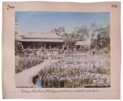 ca 1890 Kusakabe Kinbei, (1841-1932) Japán, Tokió Horikiri vigalmi negyed / Yokohama Maganecho bordé...