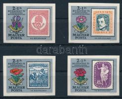 1971 Bélyegnap - Budapest '71 IV. vágott sor