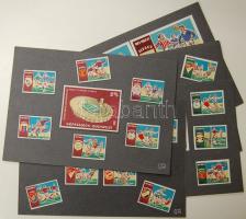 1960-1961  3 sorozat NB 1-es labdarúgó csapatok gyufacímkéje + 1 sorozat családi gyufacímke