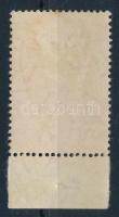1947 Béke ívszéli bélyeg értékjelzés nélkül. Rendkívül ritka tévnyomat, aukciós piacon is ritkán buk...
