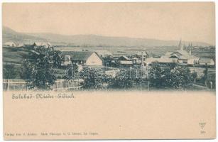 Alsóidecs, Alsó-Idecs, Idecs, Eidisch, Ideciu de Jos; Salzbad-Nieder-Eidisch. Verlag G. Rösler. Nach Photogr. v. G. Heiter / sósfürdő / general view, salt bath (EK)