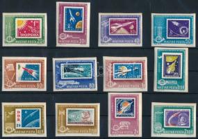 1963 A szocialista országok postaügyi minisztereinek értekezlete IV. vágott sor (4.000) (1Ft kis csík a gumiban / small stripe in gum)