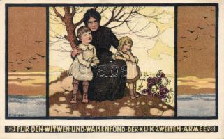 War orphans litho s: E. Kutzer