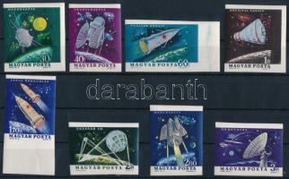 1964 Az űrkutatás eredményei I. vágott sor (1,70Ft gumihiba / gum disturbance)