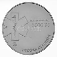 2023. 3000Ft Cu-Zn "Országos Mentőszolgálat" kapszulában T:UNC