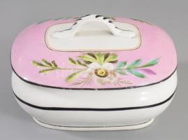 cca 1900, Fedeles bonobnier, kis kopással, 14x11 cm