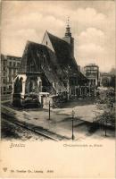 Wroclaw, Breslau; Christophoriplatz m. Kirche / square, church