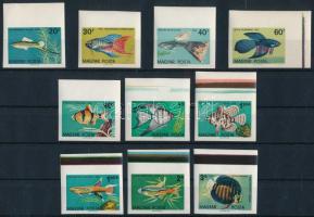 1962 Akváriumi díszhalak I. vágott ívszéli sor (12.000)