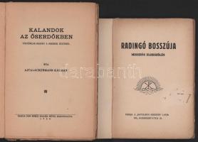 2 db - Radingó bosszúja. Missziós elbeszélés. + Ajtai-Ackermann Kálmán: Kalandok az őserdőkben. Kiad...