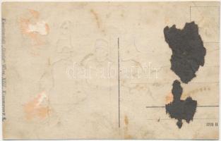 Osztrák-magyar katonák és nővérek. Kunstanstalt Gisela / WWI Austro-Hungarian K.u.k. military, soldi...