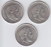 1947. 5Ft Ag "Kossuth" (3x) T:2/3,3 ph.