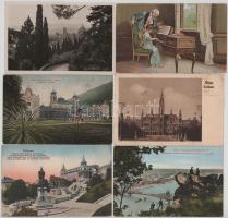 10 db RÉGI magyarországi és külföldi város és motívum képeslap / 10 pre-1945 Hungarian and foreign town and motive postcards