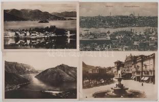 10 db RÉGI magyarországi és külföldi város és motívum képeslap / 10 pre-1945 Hungarian and foreign t...