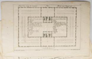 Martin Engelbrecht - Alexander Gläser, Augusta Vindel: kastélyok, épületek Vegyes építészeti metszet...