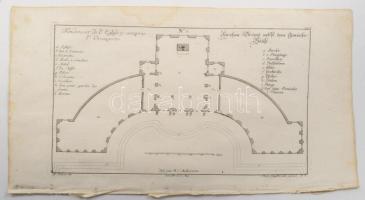 Martin Engelbrecht - Alexander Gläser, Augusta Vindel: kastélyok, épületek Vegyes építészeti metszet...