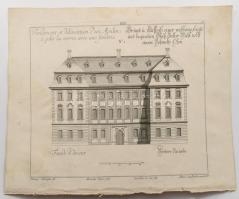 Martin Engelbrecht - Alexander Gläser, Augusta Vindel: kastélyok, épületek Vegyes építészeti metszet...