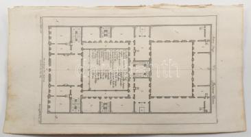 Martin Engelbrecht - Alexander Gläser, Augusta Vindel: kastélyok, épületek Vegyes építészeti metszet...