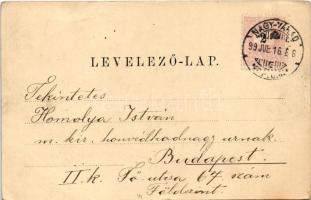 1899 Nagyvárad, Oradea; Kishídfő, Janky, Neumann M. üzlete, Gazdasági és Iparkamara. Pauker Dániel k...