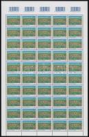 2002 Környezetvédelem bélyeg selyemfényű gumizással vonalkódos hajtatlan 50-es teljes ívben (375.000) / Mi 4717 with silky gum, unfolded complete sheet of 50 with bar code