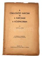 Barta Aurél: A csallóközi Karcsák és a Karcsaiak a középkorban. Bp., 1941, Syvlester-ny., 195 p.+8 (kettő (5.,6.) egy kihajható levélen) t. +8 (leszármazási táblák, a kötet végében) t. Kiadói papírkötés, a borítószéleken kis sérülésekkel.