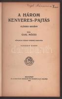 Gaál Mózes: Három kenyeres pajtás. Mühlbeck Károly rajzaival. Bp., 1922, Athenaeum. Kiadói félvászon...