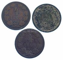 1860E-B 4kr Cu (2xklf) + 1868KB 4kr Cu T:VF-F