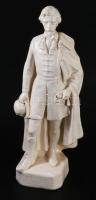 Petőfi Sándor szobra. Mázas gipsz, kopással, m: 35 cm