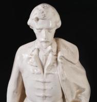 Petőfi Sándor szobra. Mázas gipsz, kopással, m: 35 cm