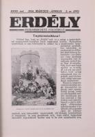 1934 Erdély. Honismertető folyóirat. Az Erdélyi Kárpát-Egyesület és Múzeumának értesítője. Szerk.: D...