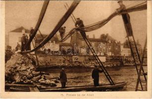 Pioniere bei der Arbeit / Német utászok munkában / WWI German military, pioneers at work (EK)