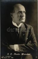 S. E. Benito Mussolini. Photo Eva Barrett