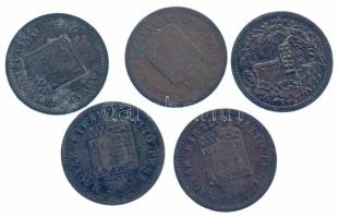 1882KB-1888KB 1kr Cu (5xklf) T:XF-F