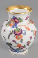 Bavaria japanizáló kisváza, jelzett, hibátlan, m: 9 cm