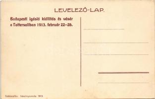 Budapesti Igásló kiállítás és vásár a Tattersallban 1913. február 22-26. Székesfővárosi házinyomda /...