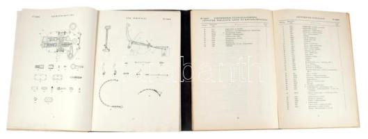 ,,Sz-80" lánctalpas Diesel-traktor alkatrészjegyzéke. Bp., 1959, Földművelésügyi Minisztérium A...