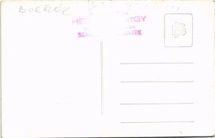 Borszék, Borsec; vegyeskereskedés, falatozó, Szabó József és Józsefné üzlete / street, shops. photo