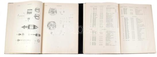 RS-56 traktor alkatrészkatalógusa. Bp., 1966, Mezőgazdasági Gépalkatrész Ellátó Vállalat, 119+[1] p....