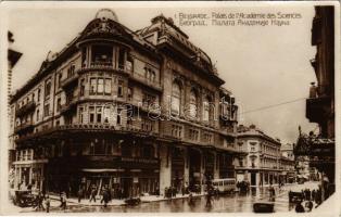 1928 Beograd, Belgrade; Palais de l'Académie des Sciences / Academy of Sciences Palace, shops, automobiles, autobus, motorcycle