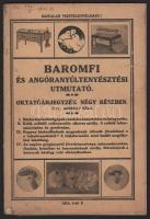 Gergely Béla: Baromfi és angóranyúltenyésztési útmutató. Oktatóárjegyzék. Kaposvár, 1938, Uj-Somogy Ny., 72 p. Kiadói tűzött papírkötés, kissé sérült borítóval, helyenként foltos.