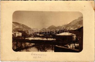 1917 Caldonazzo, Gallnötsch (Südtirol); első világháború, látkép, havas táj / WWI K.u.k. military, general view, snow. photo (fl)