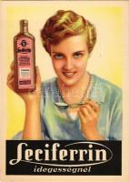 Luciferrin idegességnél / Hungarian Art Deco medicine advertisement