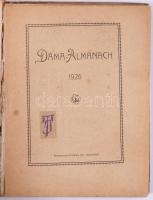 1926 Dáma-Almanach, Wodianer Nyomda Budapest, benne Dreher reklámokkal, 159p