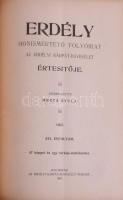1905-1907 Erdély. Honismertető folyóirat. Az Erdélyi Kárpát-Egyesület és Múzeumának értesítője. Szer...
