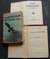 3 db háború előtti könyv: Eszterhás István - Háborúban nőttünk fel, Maurice Reinard - Lerne doktor, Csehov - Az orvos felesége (mindhárom megviselt állapotban)