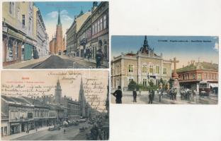 Újvidék, Novi Sad; - 5 db RÉGI város képeslap / 5 pre-1945 town-view postcards