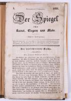 1833 Der Spiegel für Kunst, Eleganz und Mode 5 db száma